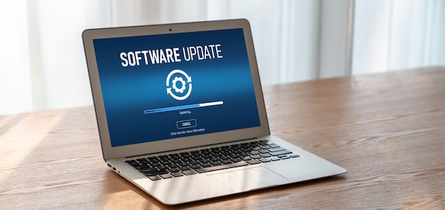 software update on computer for modish version of device software