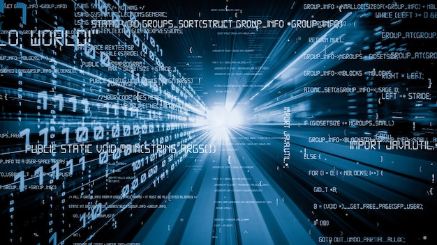 Softwareudviklingsapplikationsprogrammeringskode og underforstået computerkodning