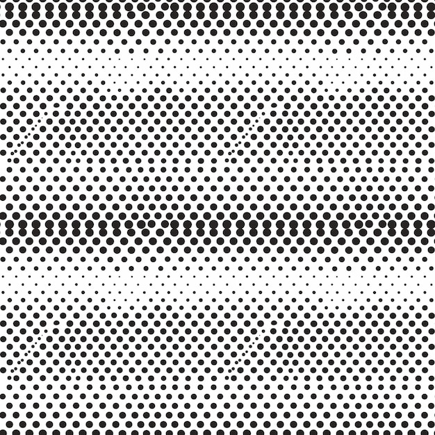 Sömlös design med cirkelhalvtons-mönster