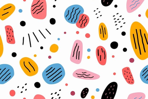 Sømløst mønstret tapetbaggrundsdesignflise