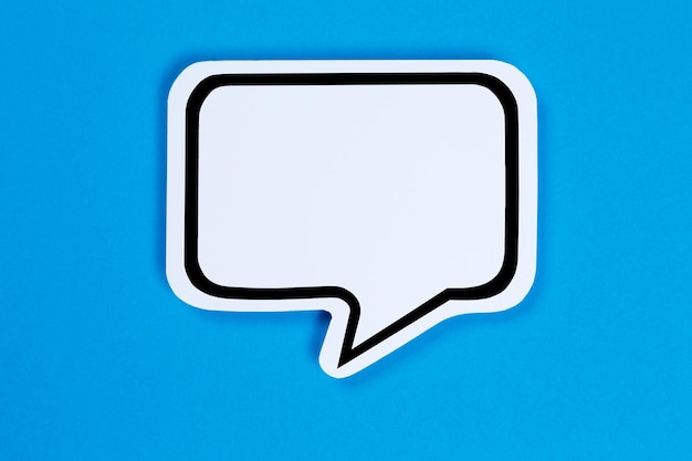Speech bubble with copyspace copy space communication concept talking
