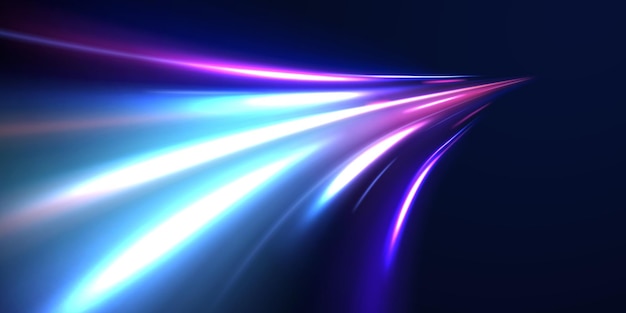speed connection background panoramic high speed technology concept light abstract background