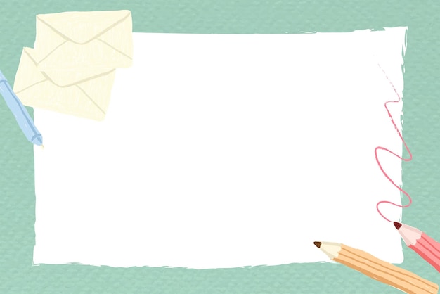 Stationery png frame transparent background
