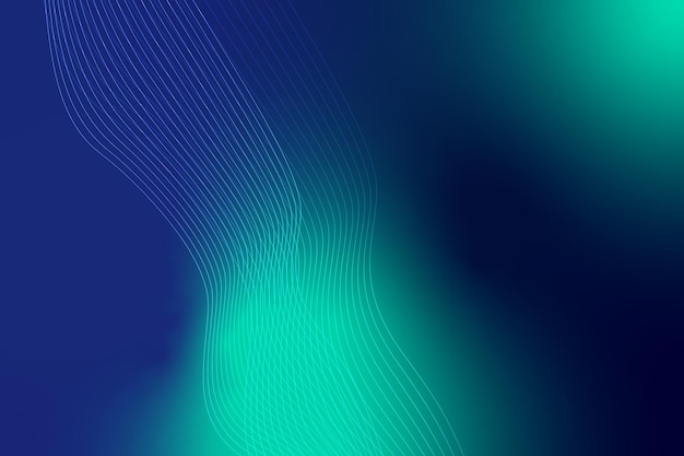 stylish mesh blue wavy lines abstract background