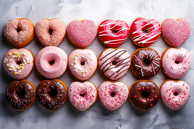 Sweetheart Treats for Valentines Day created with Generative AI technology