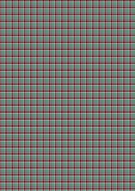 Teal and Red Tartan Plaid Fabric Texture
