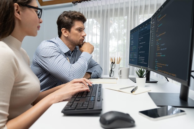 Team developers program thinking newest coding creative website Postulate