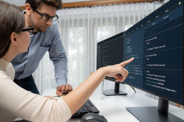 Team developers program thinking newest coding creative website Postulate