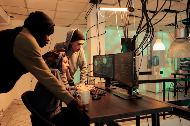 Team of encryption specialists trying to plant computer malware