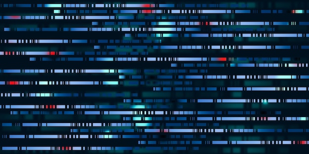 Technology background Light lines and blur 3D illustration