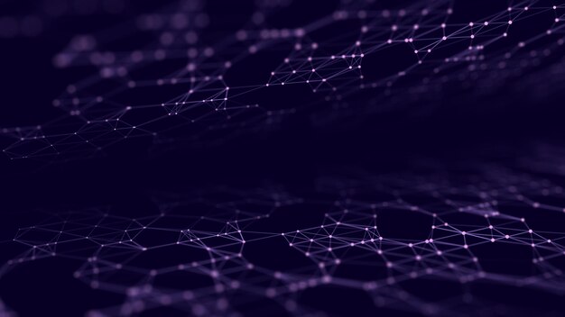 technology wireframe tunnel on white background futuristic 3d grid