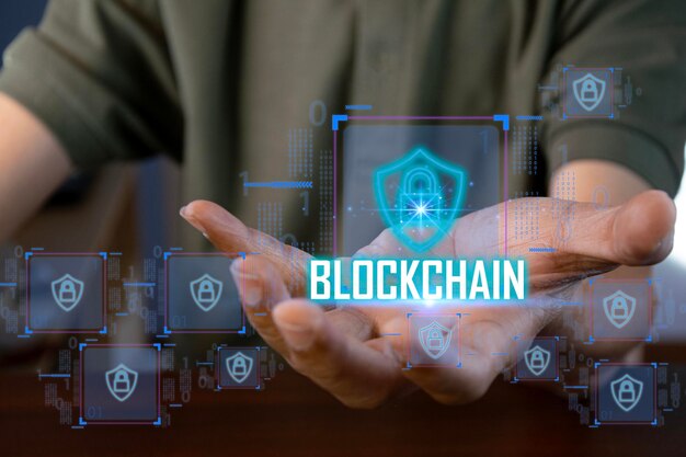the concept of using blockchain and cryptography for security