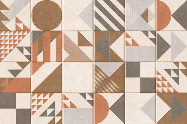 the tiles provide a pleasing texture for architectural design elements interior decor and backdrop artwork