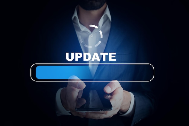 The virtual screen is being updated
