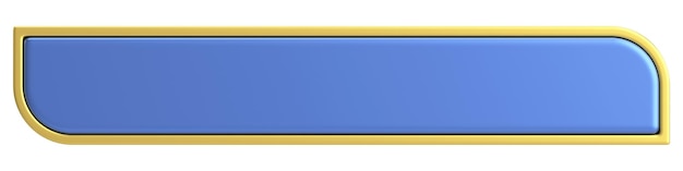 title label header label 3d illustration
