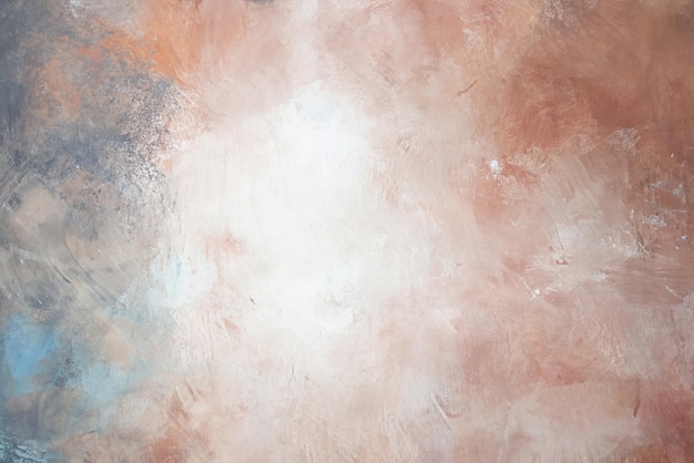 Top Down View Multifaceted White Grey Brown Cream Blue Background