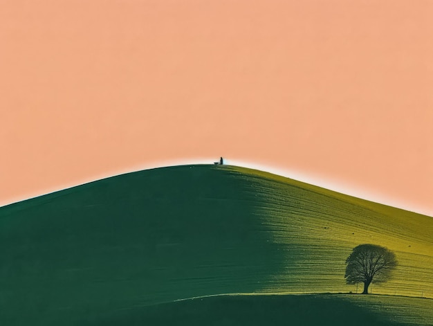 Tranquil abstract gradient background in calming patterns