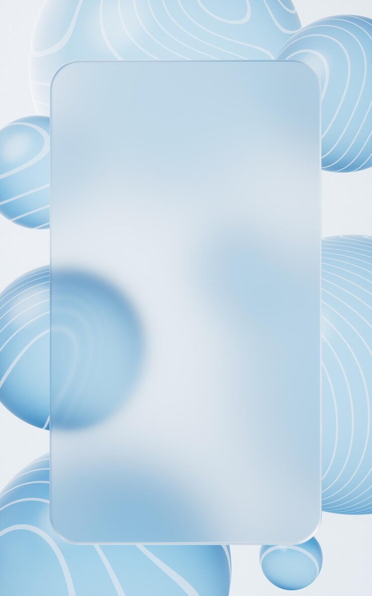 Bild transparent glass sphere background 3d rendering