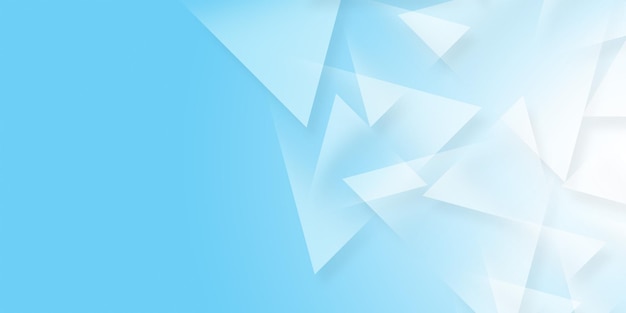 Triangles geometry Pastel color and copy space or empty light blue wallpaper Template websize
