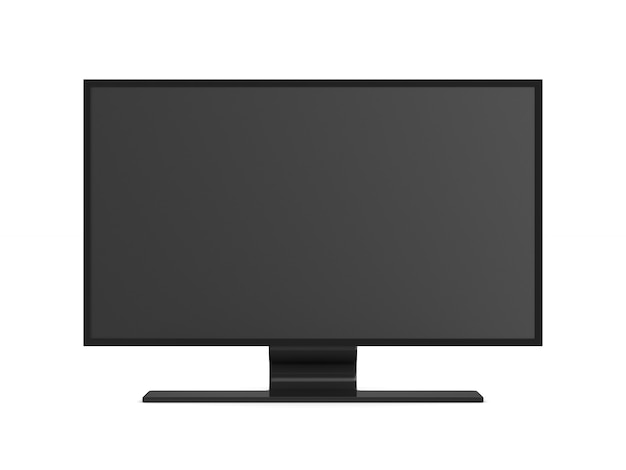 Tv. Isolated 3D rendering