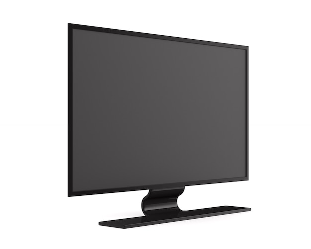 Tv. Isolated 3D rendering