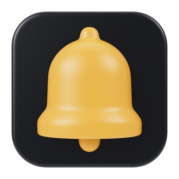User Interface 3D Icon Alarm App