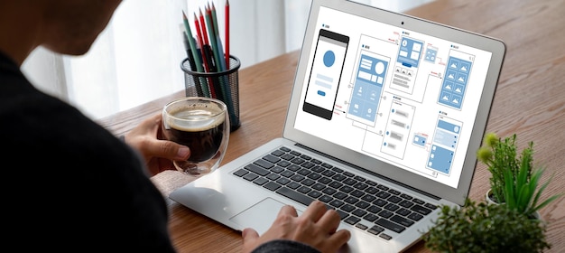 ux ui design process for modish mobile application and website