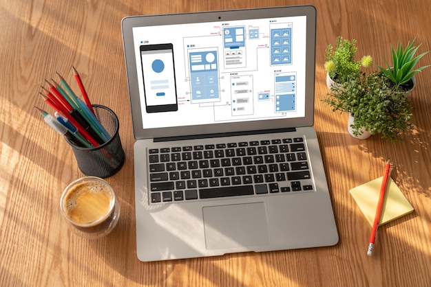 UX UI designproces for moderne mobilapplikation og website