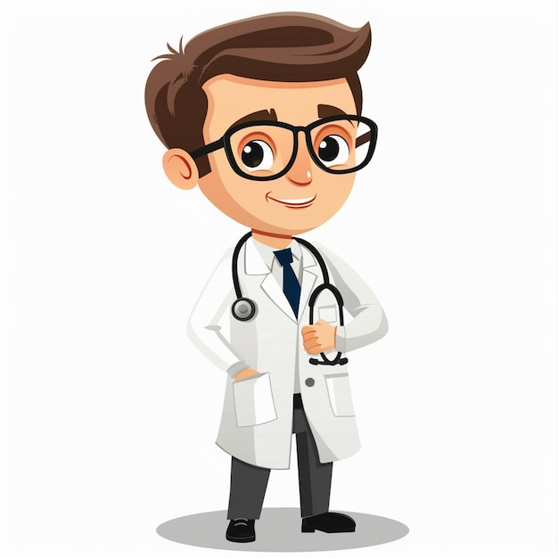vector doctor medical hospital health medicine illustration care man clinic people profes