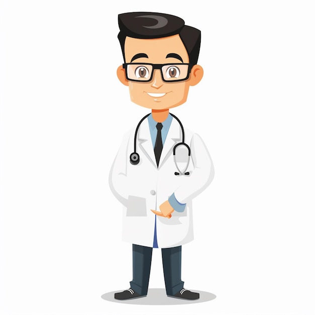 vector doctor medical hospital health medicine illustration care man clinic people profes