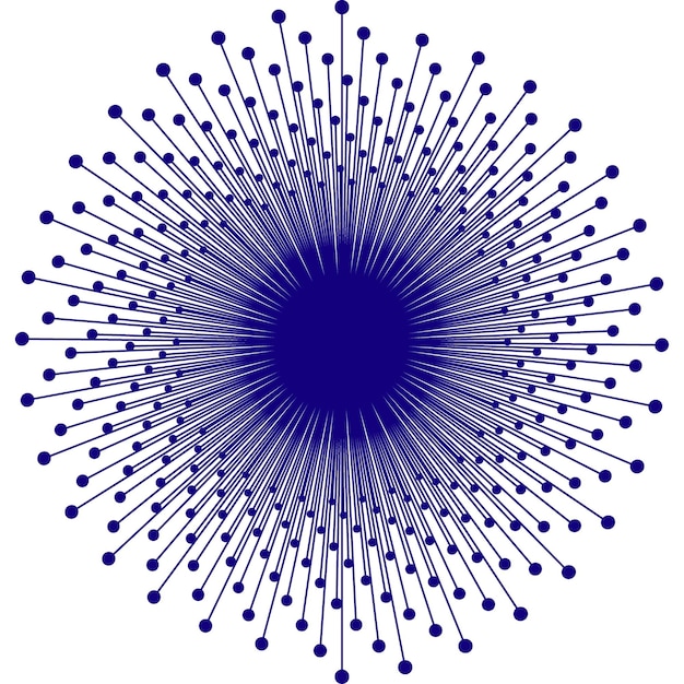 vector firework shapes burst light rays