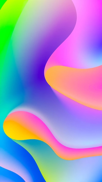 vibrant abstract design with flowing curves