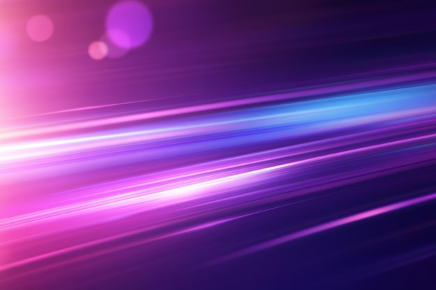 Vibrant Abstract Light Streaks on a Radiant Purple and Blue Gradient Background