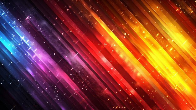 Vibrant and Colorful Abstract Lines Background with Digital Design for wallpapers