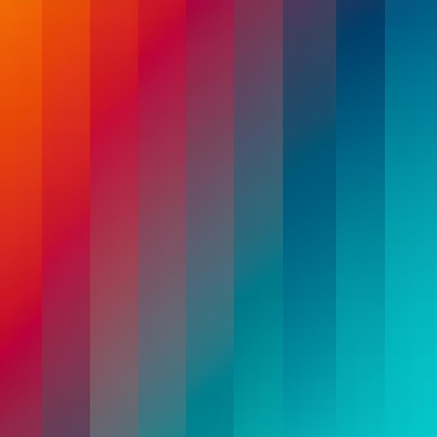 Vibrant Gradient Spectrum of Vertical Color Bars