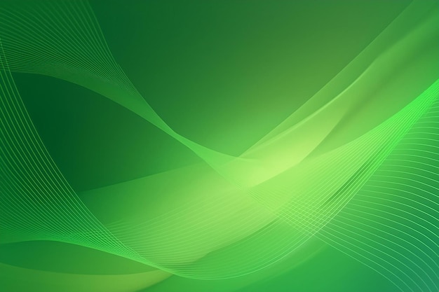 Vibrant Green Abstract Background in Full Size