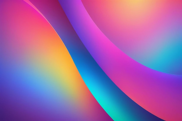 Vibrant smooth gradient background horizontal composition