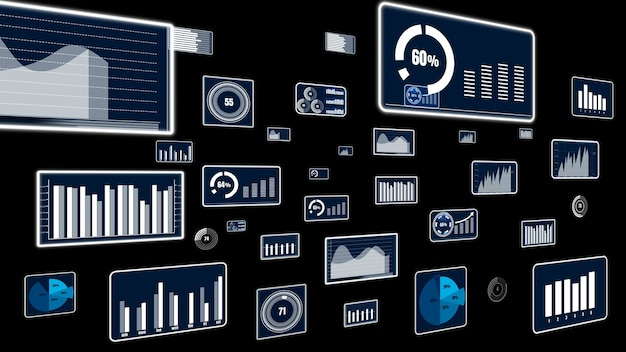 Visionært dashboard til analyse af finansielle data