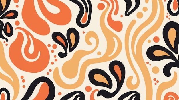 Wallpaper Nature's Symphony Abstract Fusion of Organic Elegance