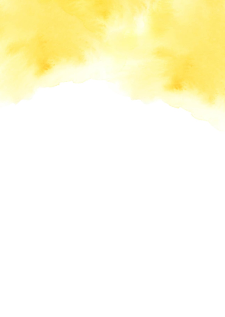 Bild watercolor card template abstract stains in vibrant yellow hues with blank space hand painted background for invitation save the date postcard