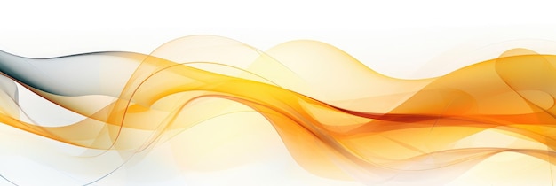 watercolor style abstraction of razvnotsvetnye wavy and curved lines of bright colors on a white background banner