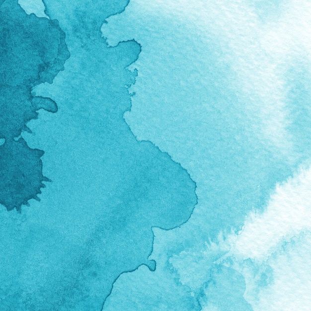 watercolour colourful hand painted in blue tones backgrounds