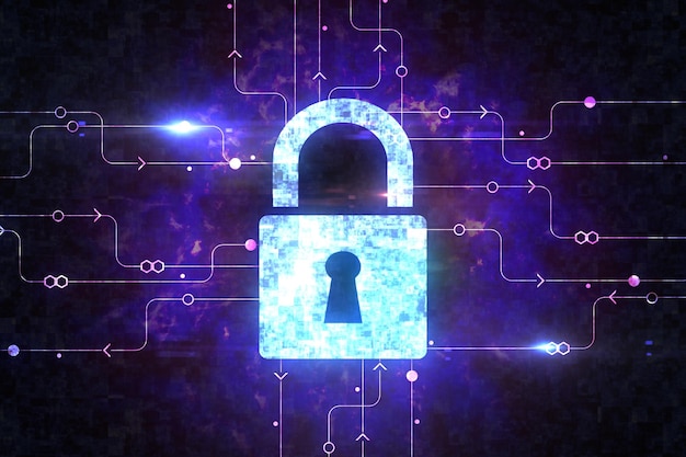 Web safety and security concept