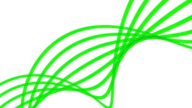 white background design orange and green three swirling lines moving up in animation