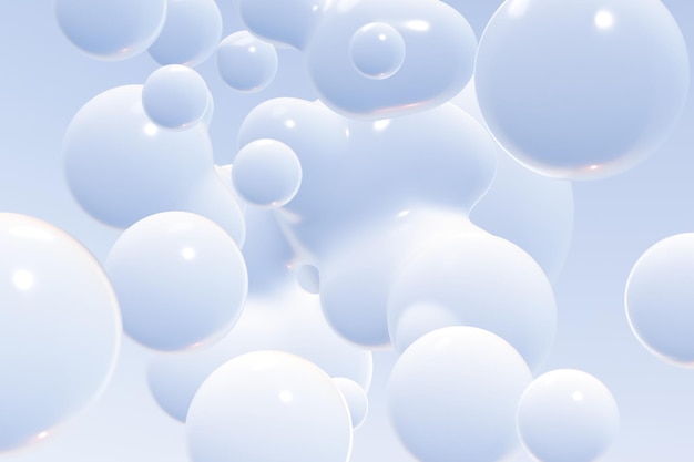 white clean metaball background for web design