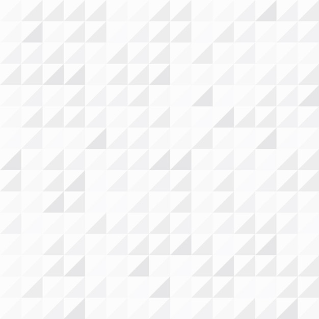 White mosaic backdrop Abstract white triangle backgroundVector