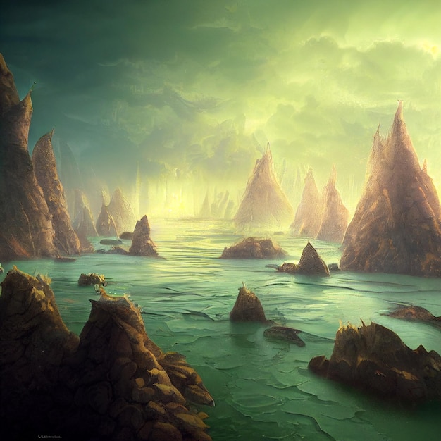 wonderful nature landscape background