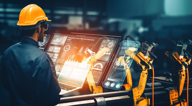 Xai smart industry robot arms for digital factory production technology