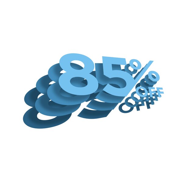 30 Percent Discount Offers Tag with Iron Text Design