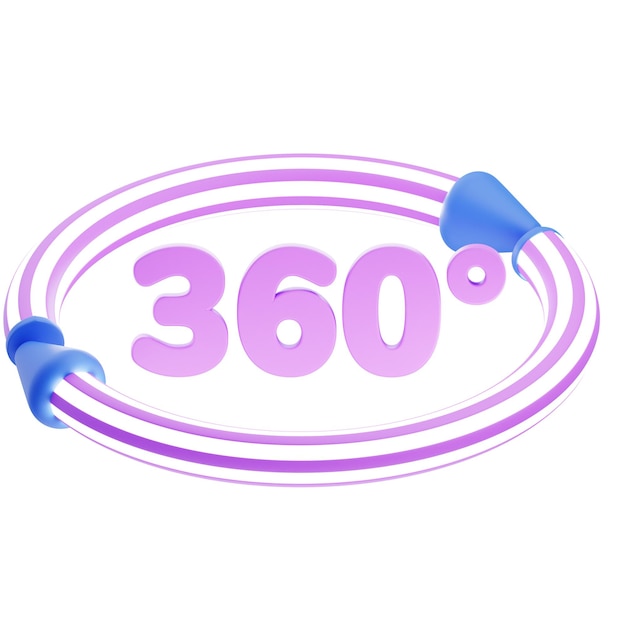 3D 360 Illustration